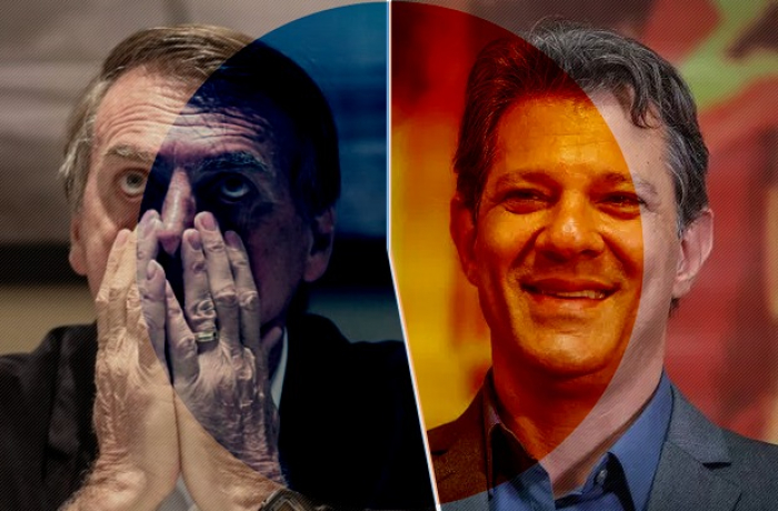 Pesquisa CUT/Vox mostra Bolsonaro com 53% dos votos válidos e Haddad com 47%