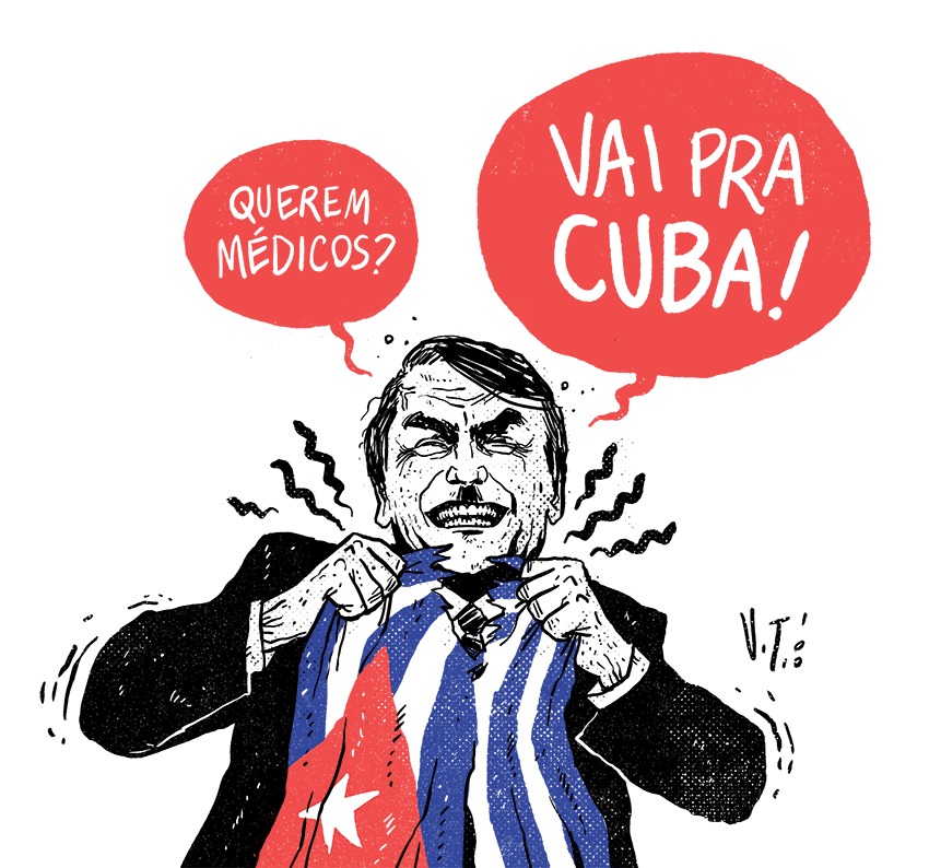 Thiago Silva, médico: Como Bolsonaro manipula e mente para enganar seus eleitores sobre os salários dos cubanos