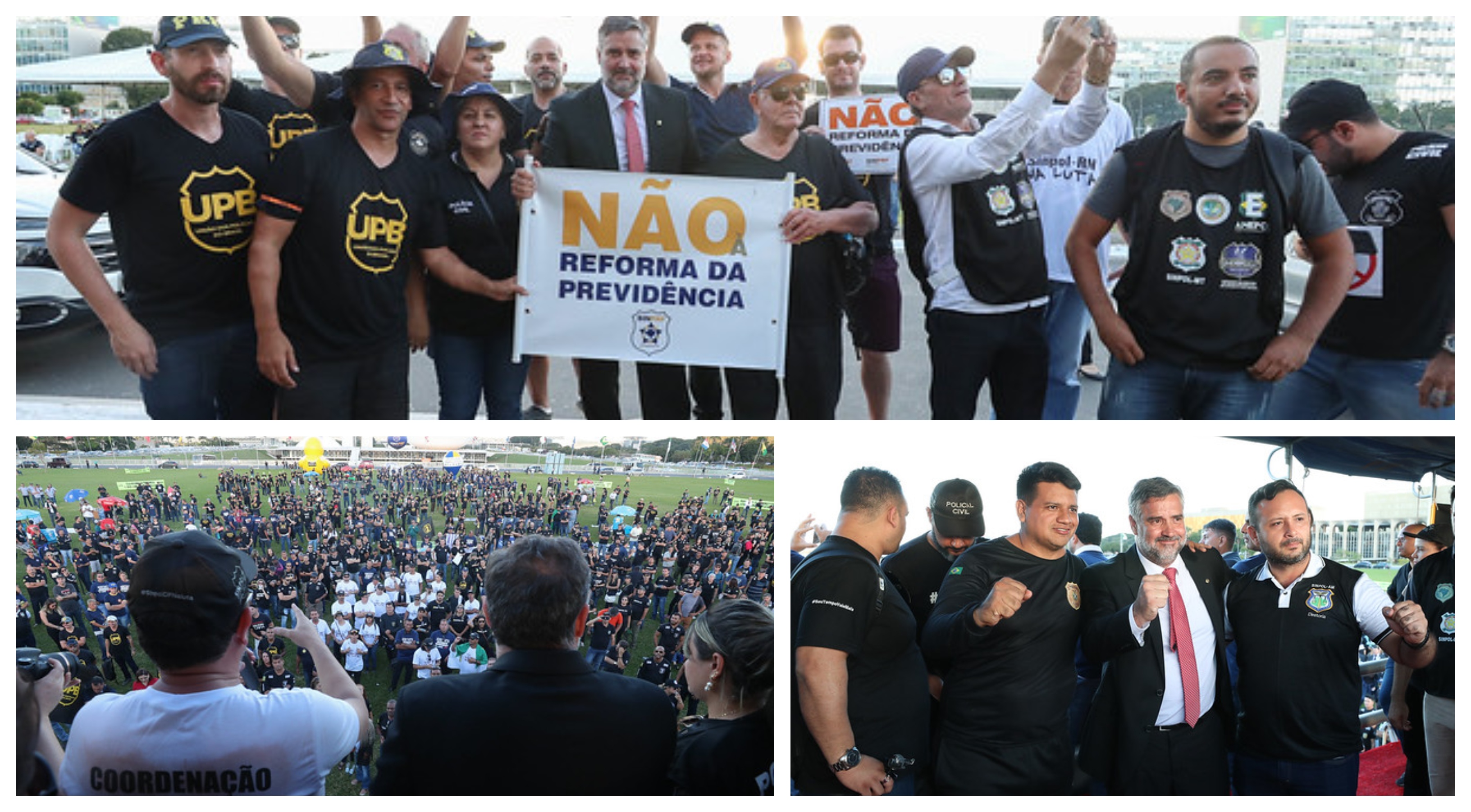 PrevidÃªncia: Policiais chamam Bolsonaro de â€˜traidorâ€™; vÃ­deos