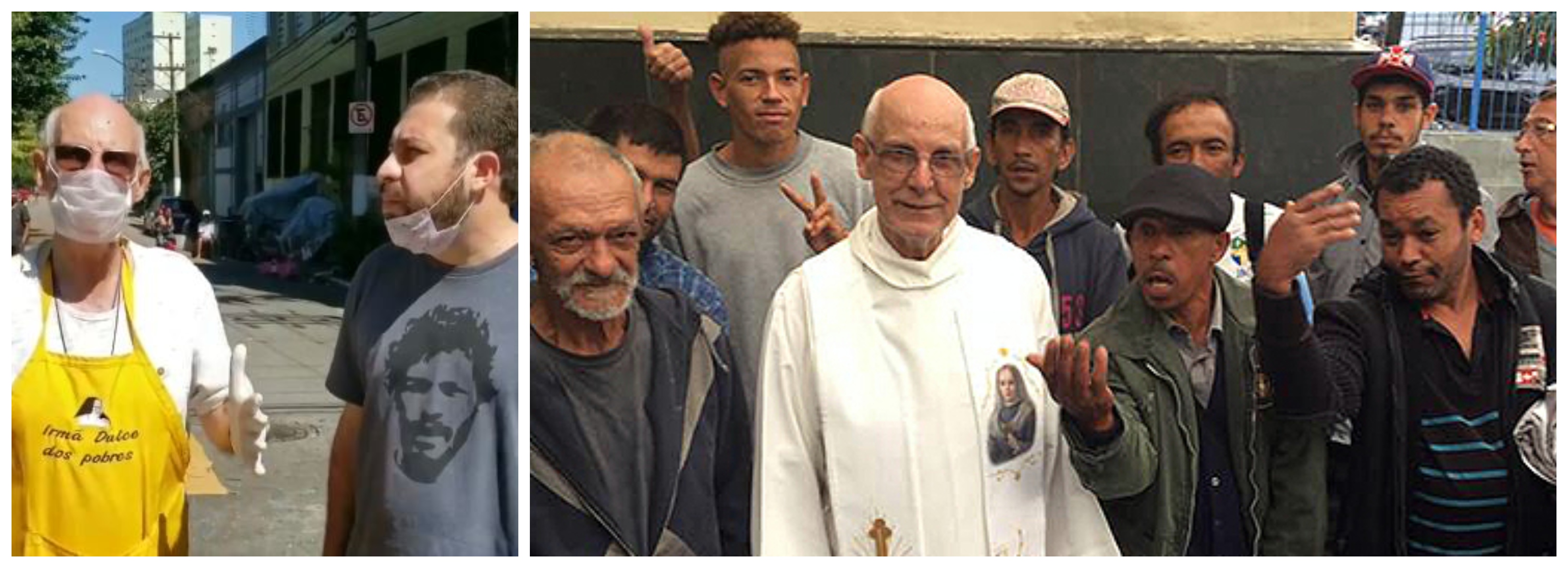 Padre Júlio e Boulos: População de rua precisa de você e do poder público para se proteger do coronavírus; vídeo