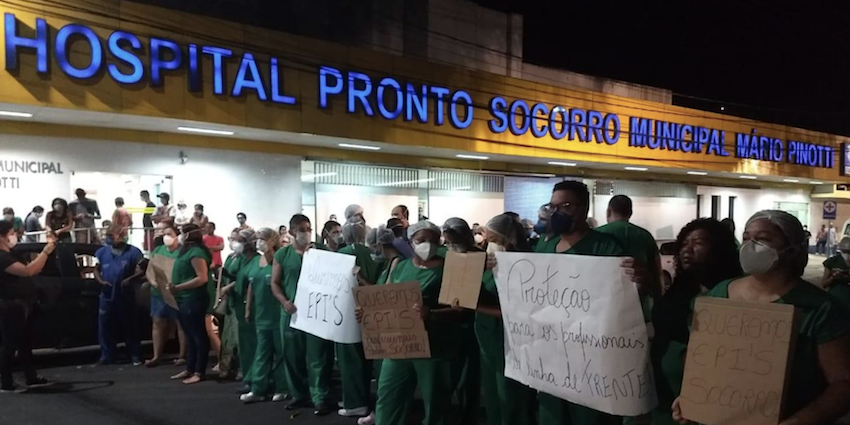Sindicalista descreve caos em Belém: mistura de pacientes, falta de proteção para médicos e enfermeiros e “hospital de fachada”