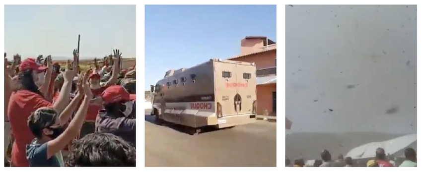 Zema autoriza helicóptero e caveirão contra Quilombo Campo Grande, que resiste com orações; vídeos