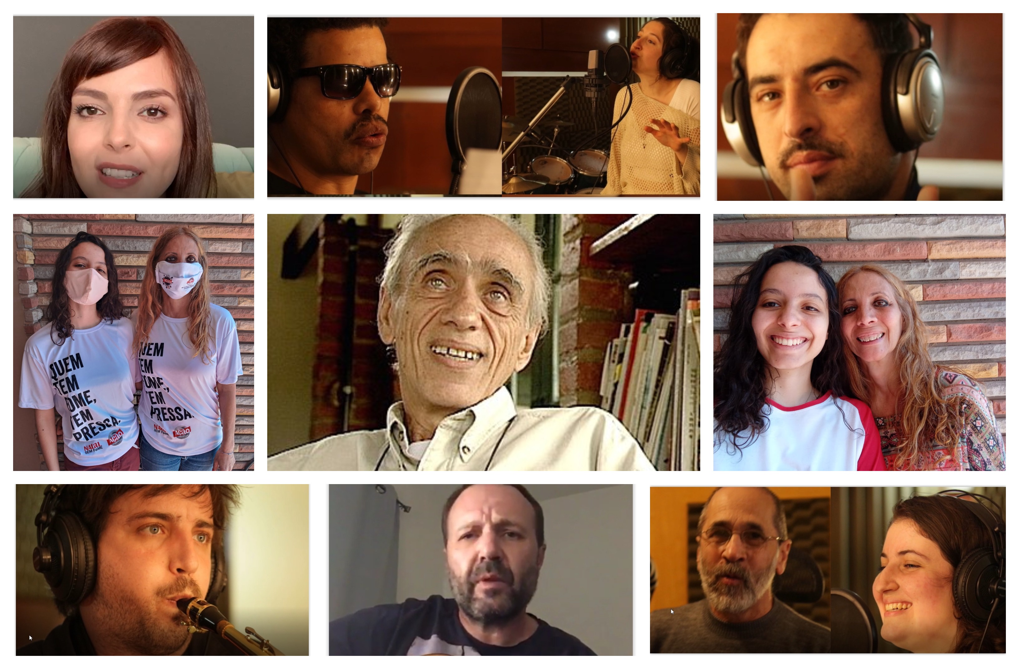 Com rap em homenagem a Betinho, galera de Caxias do Sul dá exemplo de cidadania e entra firme na campanha Natal Sem Fome; vídeos