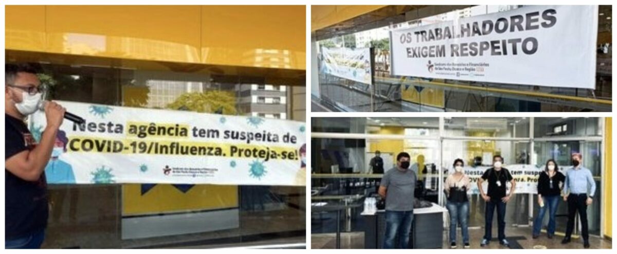 Covid: 500 bancários de SP têm diagnóstico confirmado; mais de 250, do Banco do Brasil, que desrespeita protocolos