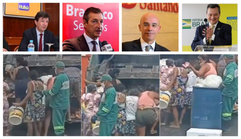 Altamiro Borges: Enquanto brasileiros disputam comida no lixo, Itaú, Bradesco, Santander e BB têm lucro líquido de R$ 81,6 bi