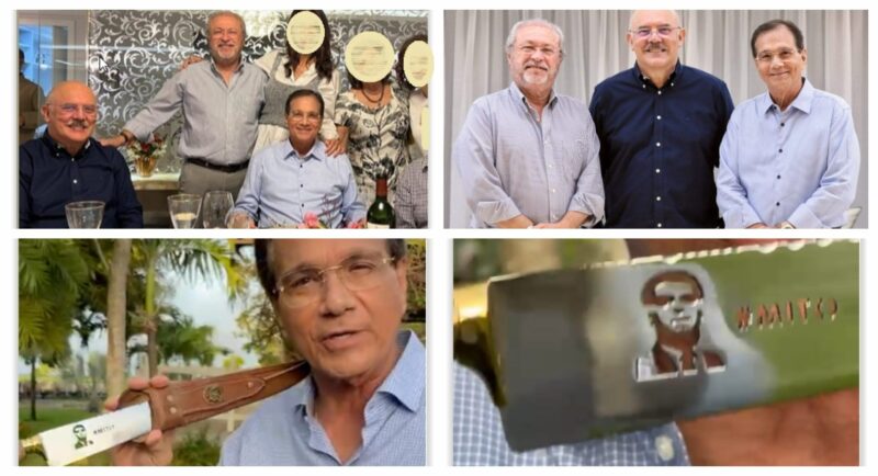 Escândalo na Federal do Ceará: Interventor dá honoris causa a empresário que, em vídeo, manuseia peixeira com rosto do ‘Mito’; professores apontam os absurdos