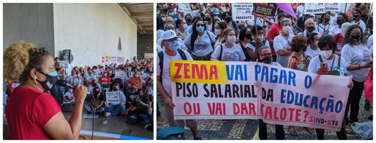 Piso salarial: Zema judicializa greve da Educação; Sind-UTE vai recorrer e exigir que a lei seja cumprida; vídeo