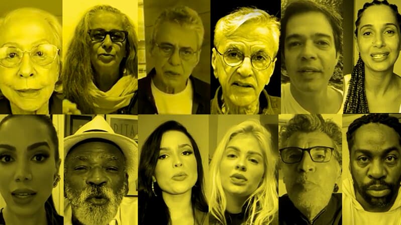 Artistas leem Carta aos Brasileiros em defesa da democracia. Assista ao vídeo