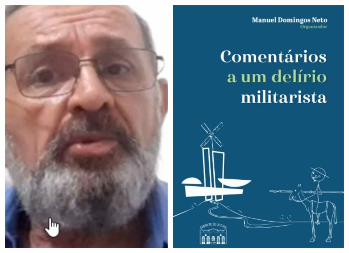 Às 18h, ao vivo, Manuel Domingos Neto lança livro sobre militares e a política brasileira; Viomundo retransmitirá - Viomundo